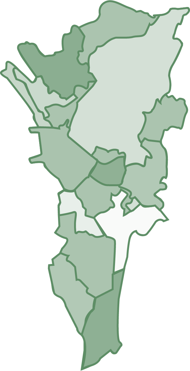 MAP OF METRO MANILA